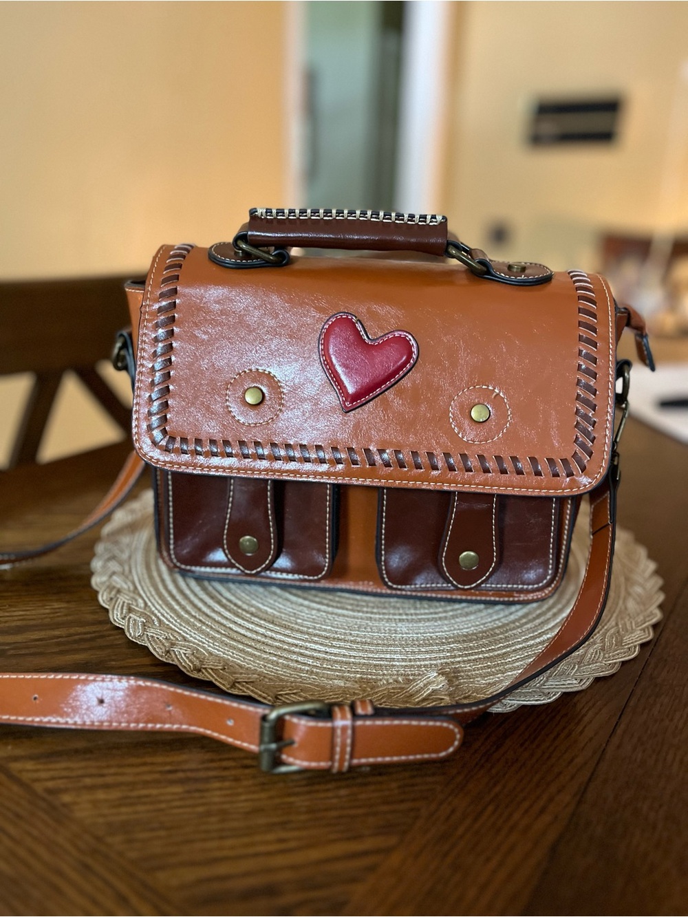 TSAWES crossbody messenger bag classic Cambridge bag